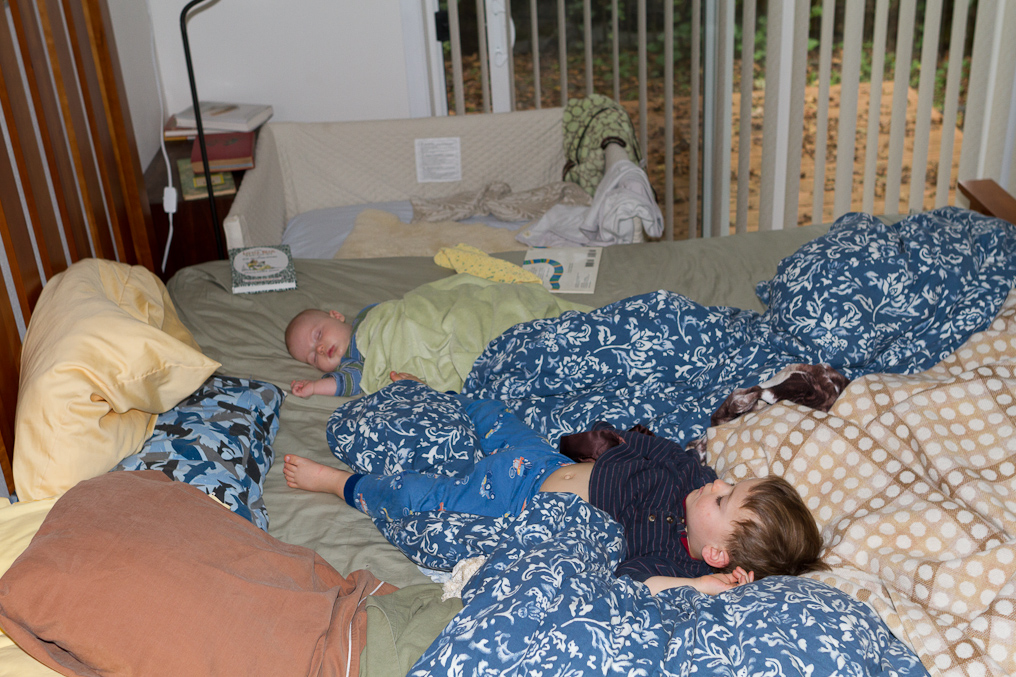 October 14, 2010 - Two boys asleep - joy.