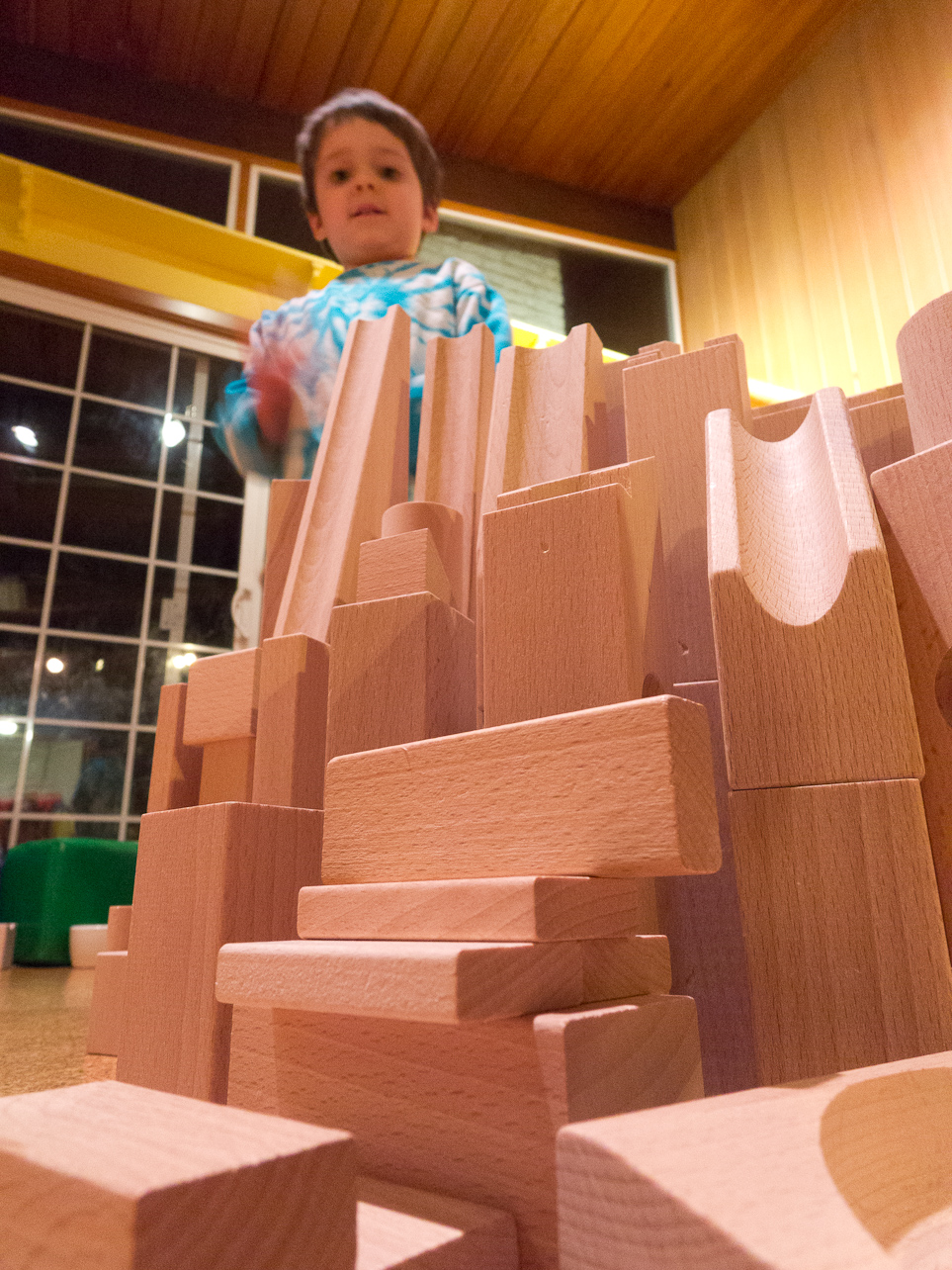 January 22, 2012 - We made a pipe-organ out of blocks