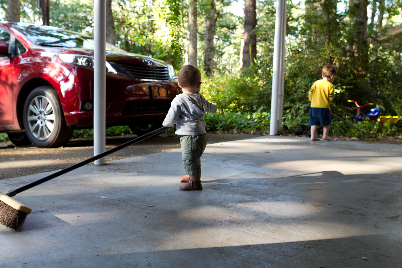 August 04, 2011 - Sweeping chores?