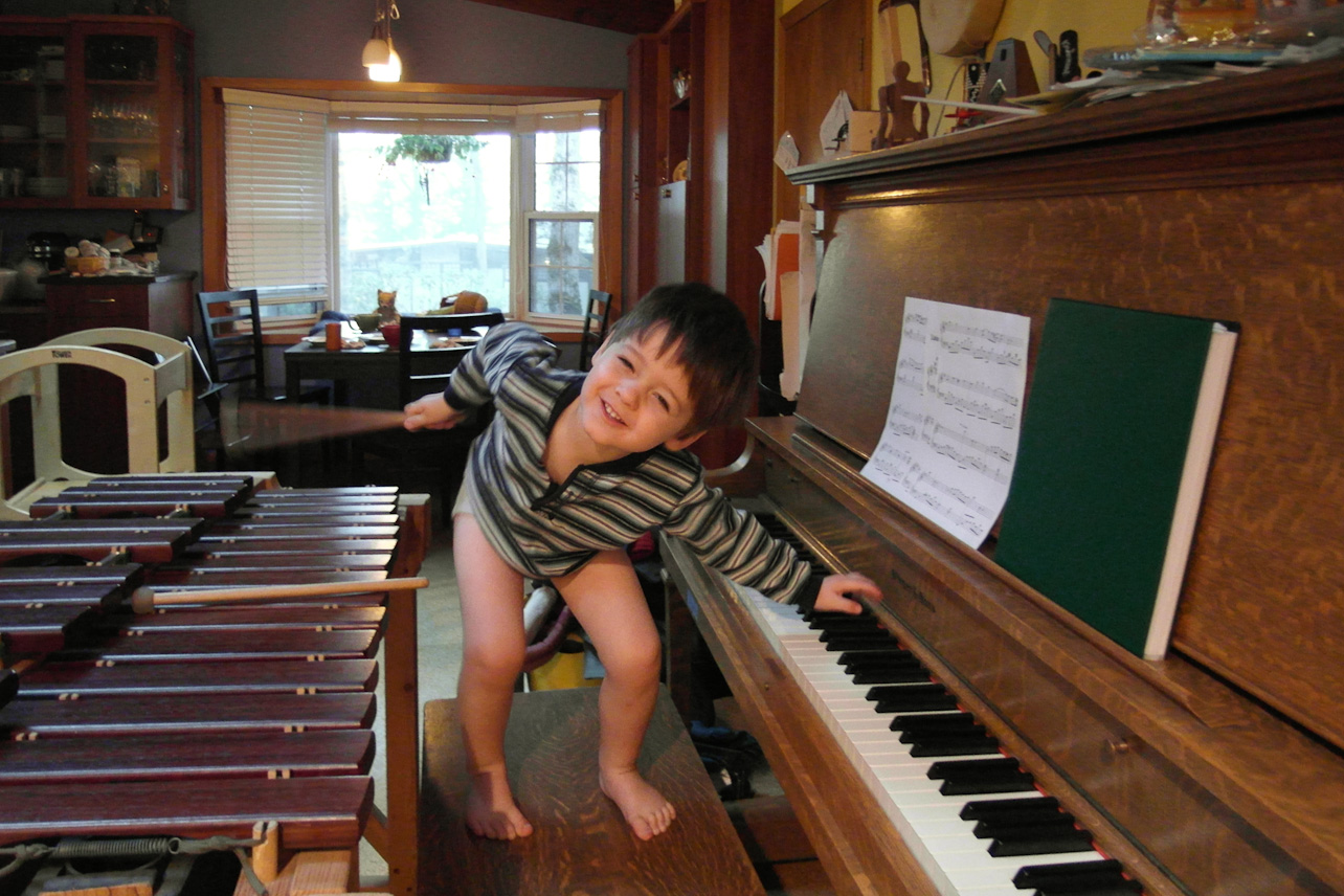 November 04, 2011 - Playing both at the same time... and with feeling!