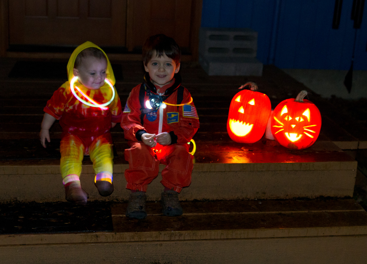 October 31, 2011 - First-ever trick-or-treating