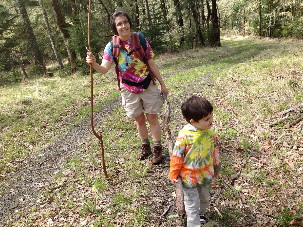  April 21, 2012 - A hike up to Dimple Hill, just north-north-west of Corvallis