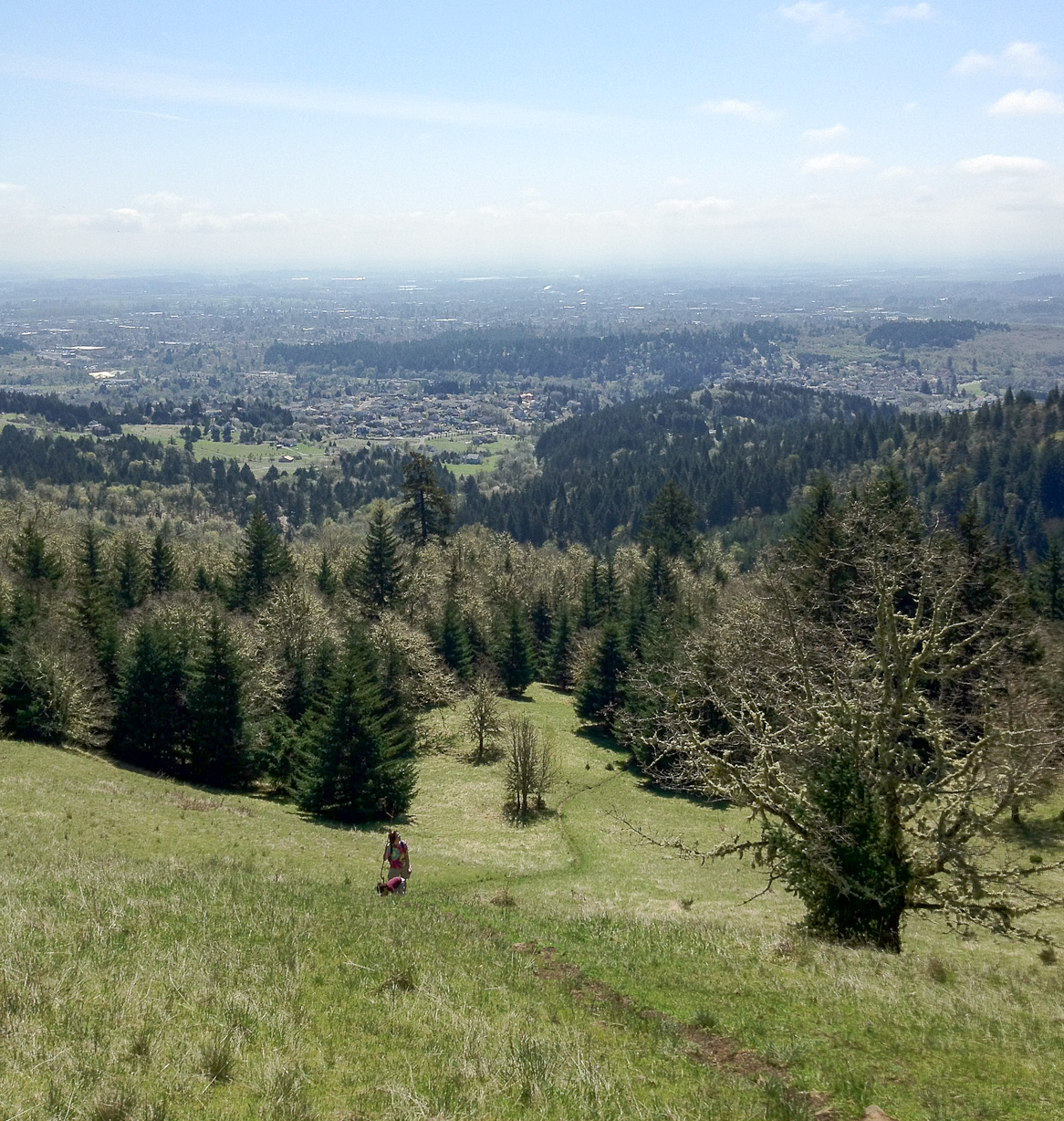  April 21, 2012 - A hike up to Dimple Hill, just north-north-west of Corvallis
