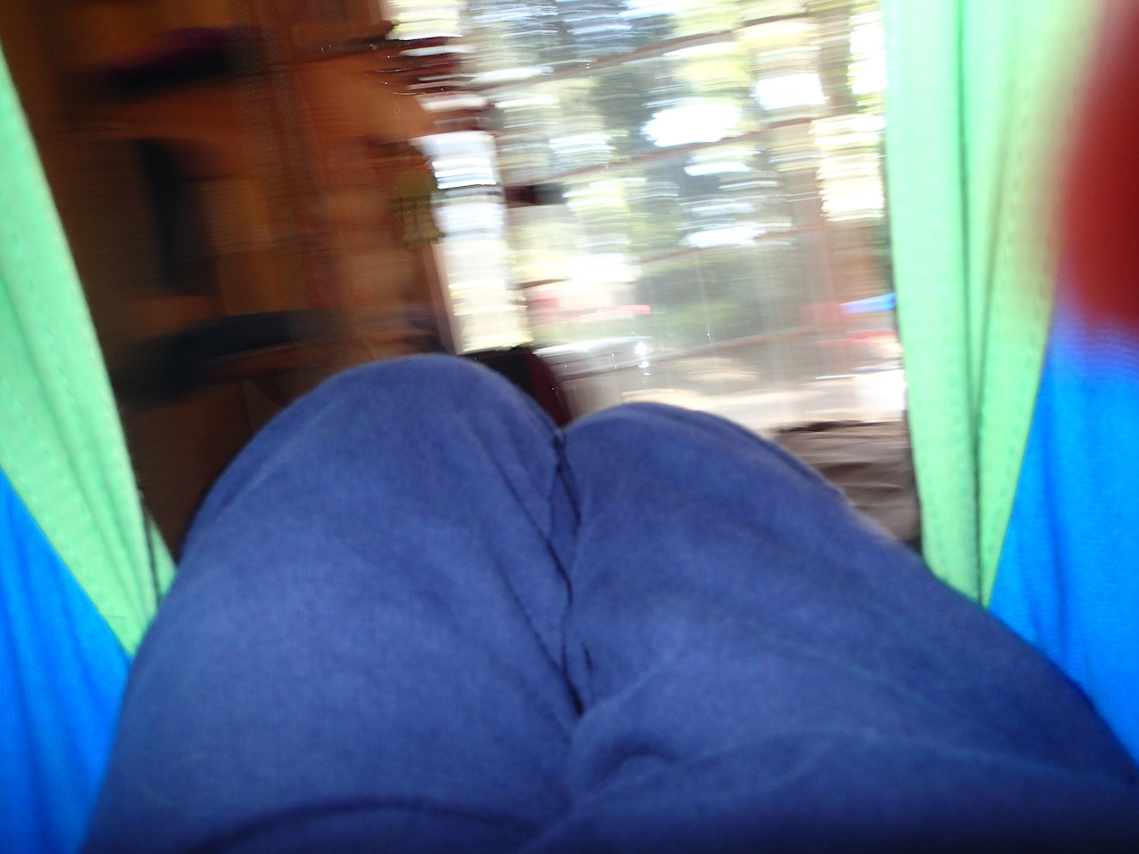  July 07, 2012 - Peter took this picture from inside his spinning swing...