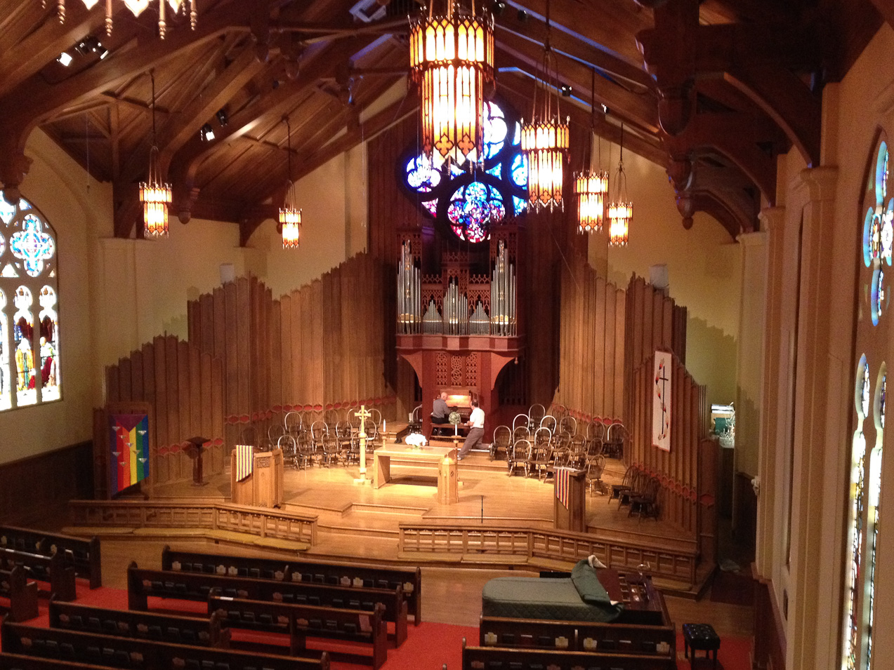 July 26, 2012 - Organ practice...