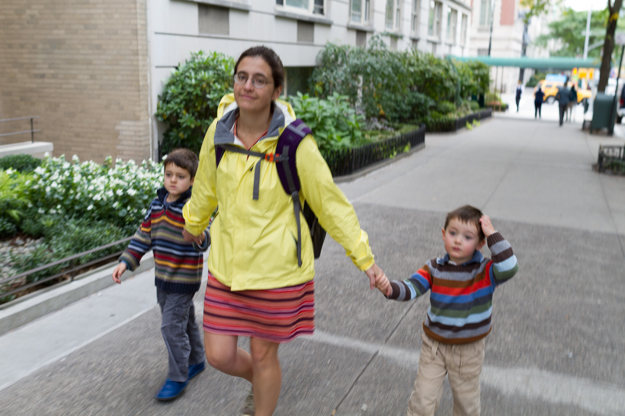  October 13, 2014 - LOTS of walking around the big city.