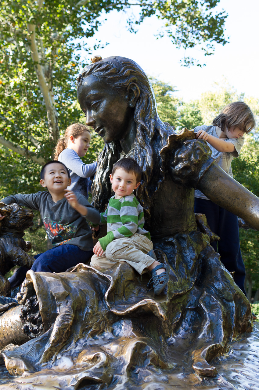  October 12, 2014 - Central Park distractions - good for seeing the sun and getting used to the city dynamics.