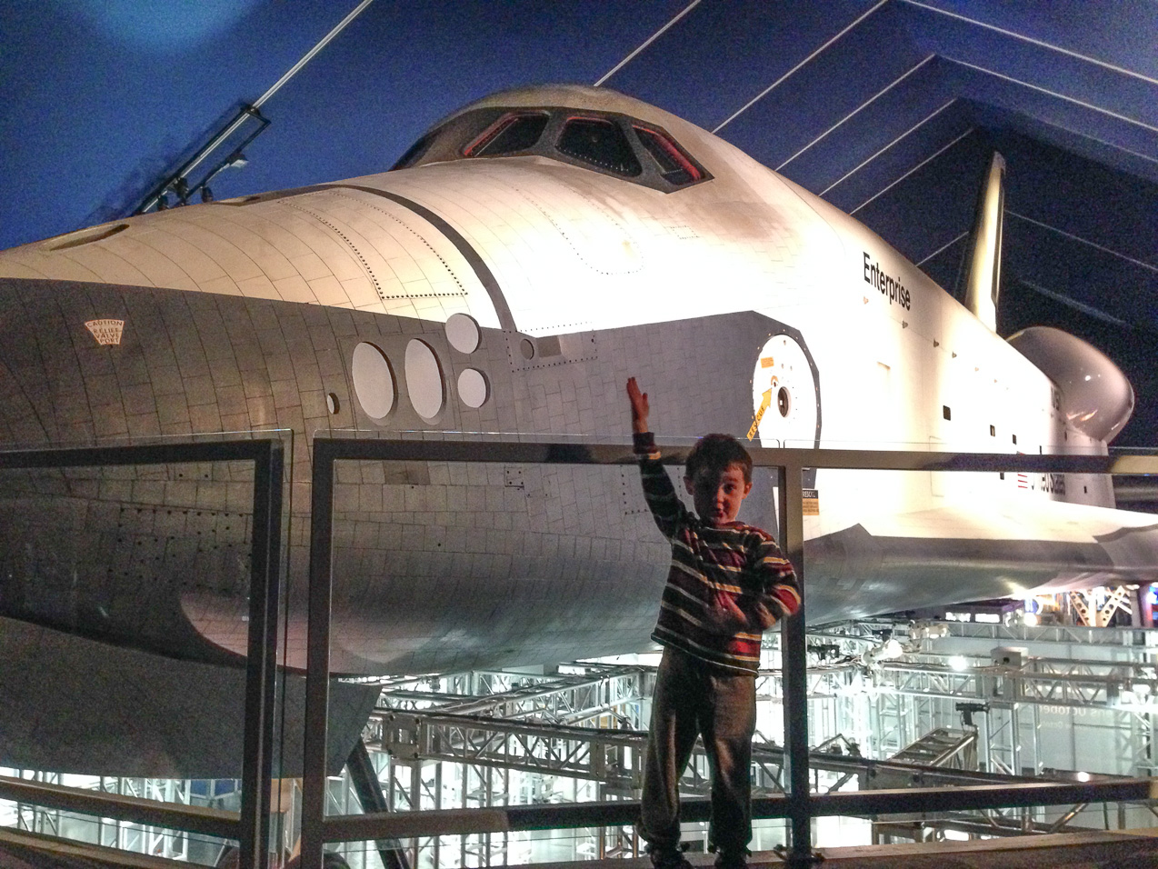  October 14, 2014 - USS Intrepid Meseum, with highlight the Space Shuttle Enterprise