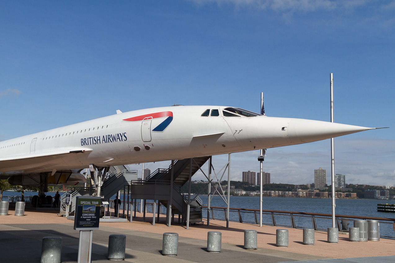  October 14, 2014 - Concord at: USS Intrepid Meseum, with highlight the Space Shuttle Enterprise